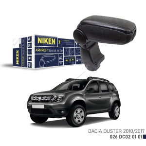 Dacia Duster 2010-2017 Araca Özel Kol Dayama Siyah - Tek Ebat